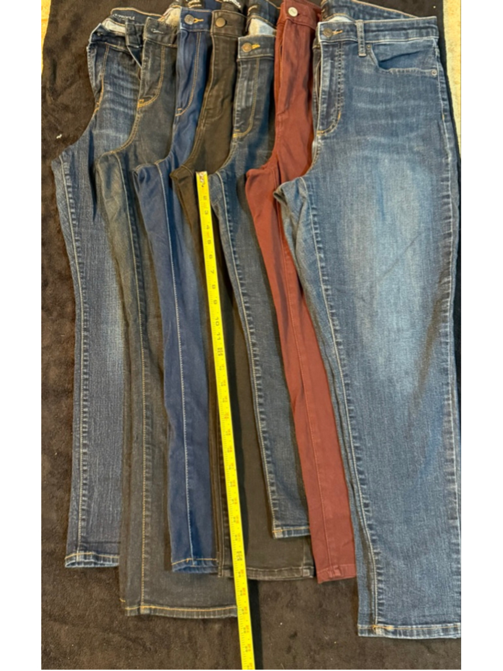 Women’s Jeans Bundle Lot of 6 Size 14-16 Banana Republic Tommy Hilfiger Old Navy